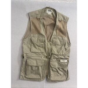 DOMKE PhoTOGS Vest Men's Medium Beige Utility Mesh Outdoors Photo Photography